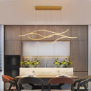 Lámpara colgante decorativa con luz led 55W acabado gold/die cast aluminum silicon