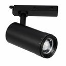 Lámpara Spot De Riel Led Conmutable: 20W-25 -30W, Emite 2000Lm-2500Lm-3000Lm, Interruptor Para Elegir Tonalidad De Luz Cct: 30K,40K,60K, Acabado Negro.
