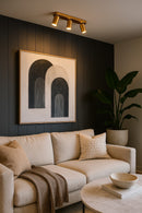 LÁMPARA SPOT DE TECHO O PARED 3XGU10-10W LED ACABADO GOLD/ ALUMINIO PC