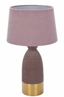 Lámpara De Mesa Decorativa1Ex27-60W(No Incluido) Acabado Brown/Cerámica.