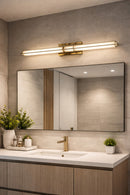 Lámpara De Pared Decorativa Con Luz Led 15W Acabdo Golden Brass/ Die Cast Aluminium.