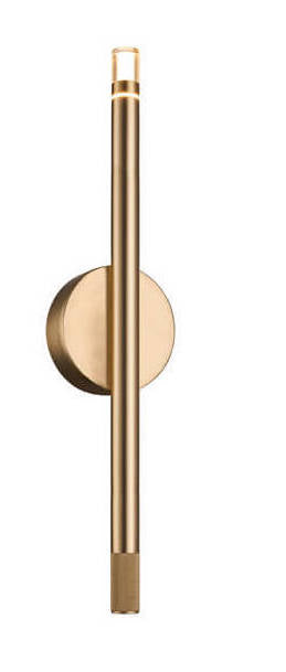 LÁMPARA DE PARED DECORATIVA MODERNA LED 7W, TONALIDAD DE 3000K, 100-240V, 50-60HZ, GRADO DE PROTECCION IP20, ACABADO DORADO.