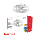 ABANICO DE TECHO AUSTIN,16¨DECORATIVO BLANCO CON LUZ LED 25W, CONTROL REMOTO