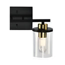 LÁMPARA DE PARED DECORATIVA 1XE27-40W, 110-240V, 50-60HZ, GRADO DE PROTECCION IP20, ACABADO NEGRO.