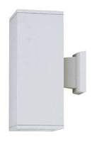 LÁMPARA DE PARED EXTERIOR DECORATIVA ILUMINACION UP&DOWN 2XE27-75W - PAR30, 100-240V, 50-60HZ , GRADO DE PROTECCION IP54, ACABADO BLANCO.