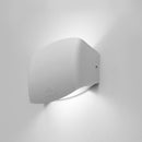 LÁMPARA DE PARED MODERNA MODELO ABRAM 150,  R7S LED 3.5W CCT, ACABADO BLANCO, MARCA FUMAGALLI.