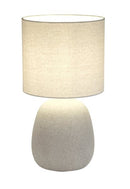 LÁMPARA DE MESA DECORATIVA 1XE27- 40W, 110-240V, 50-60HZ, GRADO DE PROTECCION IP20, ACABADO GRIS.