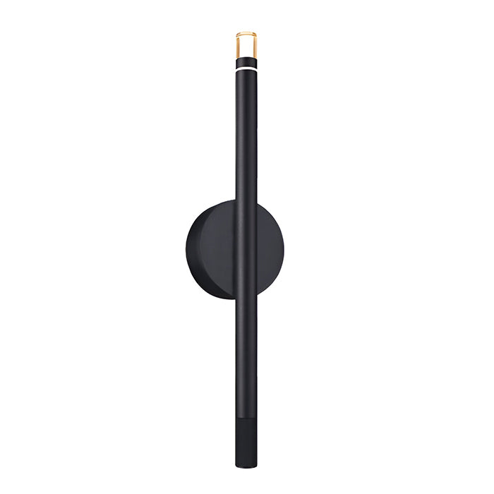 LÁMPARA DE PARED DECORATIVA MODERNA LED 7W, TONALIDAD DE 3000K, 100-240V, 50-60HZ, GRADO DE PROTECCION IP20, ACABADO NEGRO.