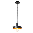Lámpara Colgante Decorativa 1xE27-40W Acabado Negro.