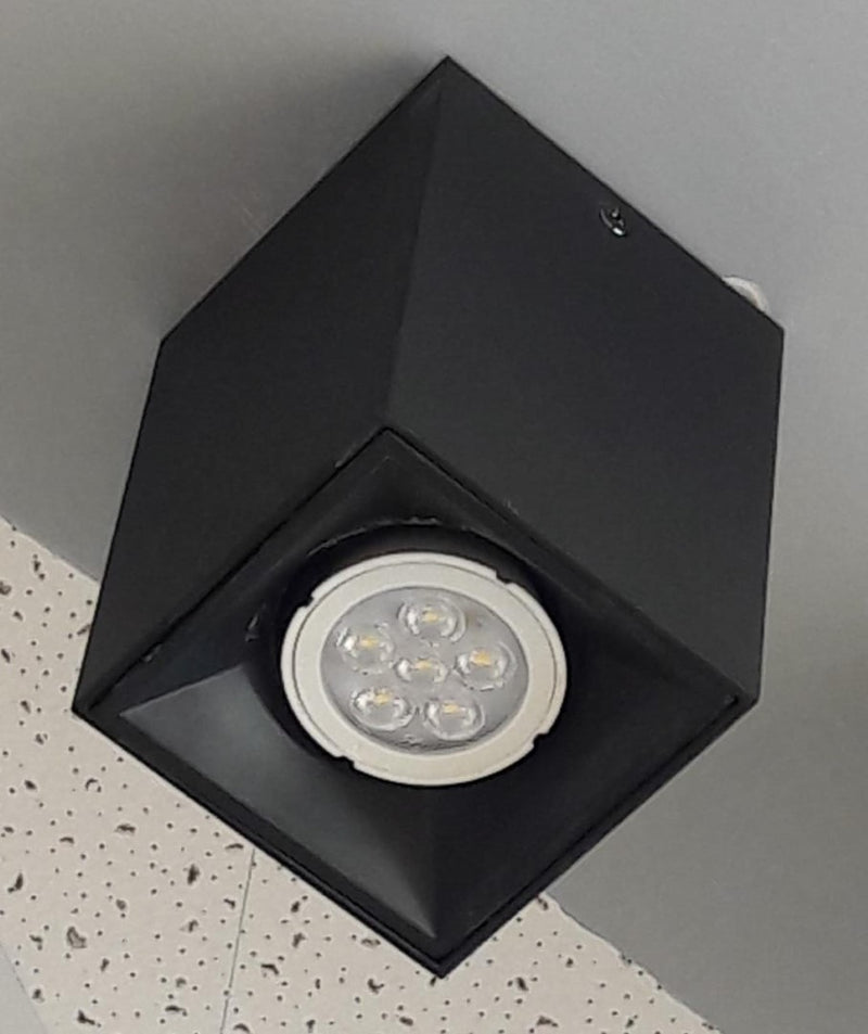 SPOT DE TECHO FLUSH MOUNT GU10- 50W MAX NO INCLUYE FOCO ALUMINIO