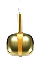 Lámpara De Techo Colgante Decorativa Led 8W 3000K 100-240V Acabado Dorado.