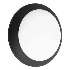 LÁMPARA DE PARED O TECHO 1X E27,  MODELO UMBERTA SMART, ACABADO PACK BLACK OPAL, MARCA FUMAGALLI.