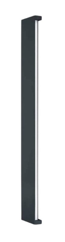 LÁMPARA DE PARED EXTERIOR DECORATIVA LED, 20W, EMITE 1300LM, TONALIDAD DE 3000K, CRI80, 100-240V, 50-60HZ, GRADO DE PROTECCION IP65, ACABADO NEGRO.