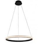 Lámpara De Techo Colgante LED 42W Acabado Negro.