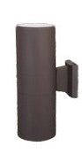 LÁMPARA DE PARED EXTERIOR DECORATIVA ILUMINACION UP&DOWN 2XE27- 100W - PAR38, 100-240V, 50-60HZ , GRADO DE PROTECCION IP54, ACABADO BRONCE.