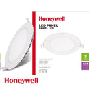 PANEL LED EMPOTRABLE 9W, INTERRUPTOR PARA ELEGIR TONALIDAD DE LUZ CCT: 30K (627LM), 40K (667LM), 65K (627LM),100-277V, 50-60HZ,IP20, CRI70, MARCA HONEYWELL.