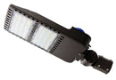 LÁMPARA POSTE EXTERIOR LED C/ FOTOCELDA 100W/150W/200W CCT 4000K, 5000K,6000K 110-277V/50-60HZ
