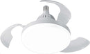 Abanico De Techo 16” Rosca E27 15W 1200Lm  Cct 30K, 40K, 60K Dimeable 3 Velocidades, Control Remoto 110-240V.