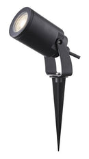 Lámpara De Estaca Exterior Decorativa 1Xgu10-7W (No Incluido) Acabado Black.