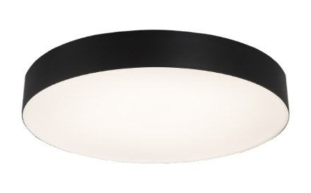 LÁMPARA DE TECHO TIPO PLAFON LED 30W, INTERRUPTOR PARA AJUSTE DE TONALIDAD DE LUZ CCT 30K, 40K,60K, 110-240V, 50-60HZ, GRADO DE PROTECCION IP20, ACABADO NEGRO.