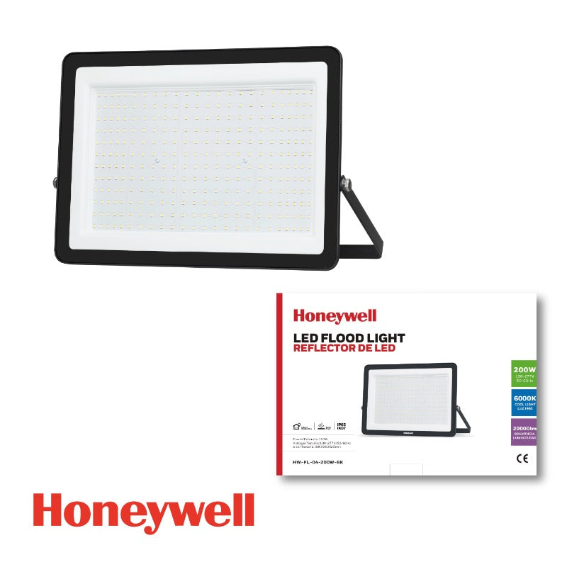 REFLECTOR LED, 200W, EMITE 20000LM, TONALIDA DE LUZ  6000K, 100-277V, 50-60HZ, GRADO DE PROTECCIÓN IP65.