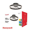 ABANICO DE TECHO AUSTIN 16¨DECORATIVO NEGRO CON LUZ LED 25W, CONTROL REMOTO