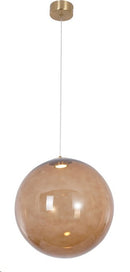 Lámpara De Techo Colgante Decorativa Led 6w Acabado Cholcolate.