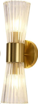 Lámpara de Pared Decorativa 2xE12-40W Acabado dorado 110-240V.