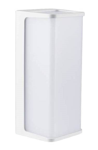 LÁMPARA DE PARED EXTERIOR DECORATIVA LED 10W, EMITE 800LM, 100-240V, 50-60HZ, GRADO DE PROTECCION IP65, ACABADO BLANCO.