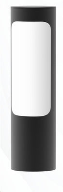 LÁMPARA TIPO BOLARDO EXTERIOR LED MODERNO 13W, 830LM, 3000K, 100-240V, 50-60HZ, IP65, ACABADO GRIS