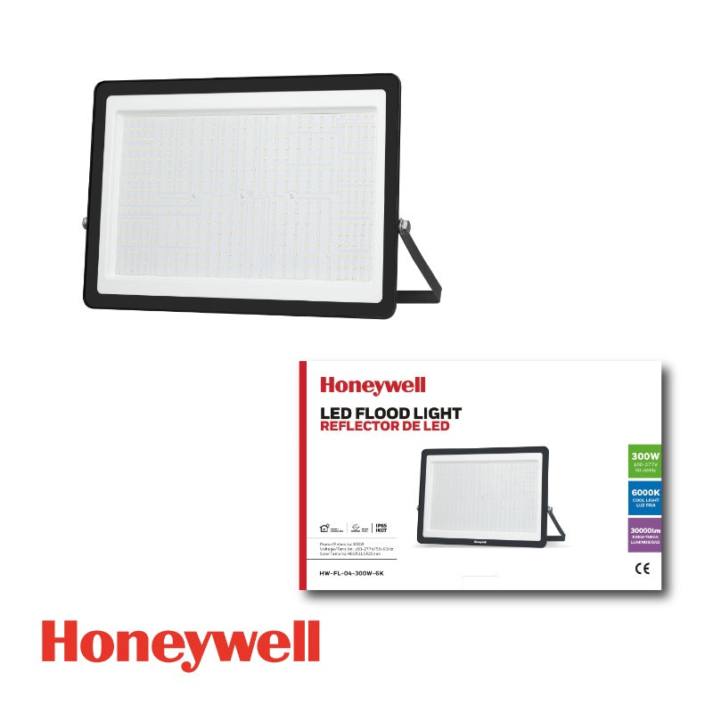 REFLECTOR LED, 300W, 30000LM, TONALIDAD DE LUZ 6000K, 100-277V, 50-60HZ, GRADO DE PROTECCIÓN IP65.