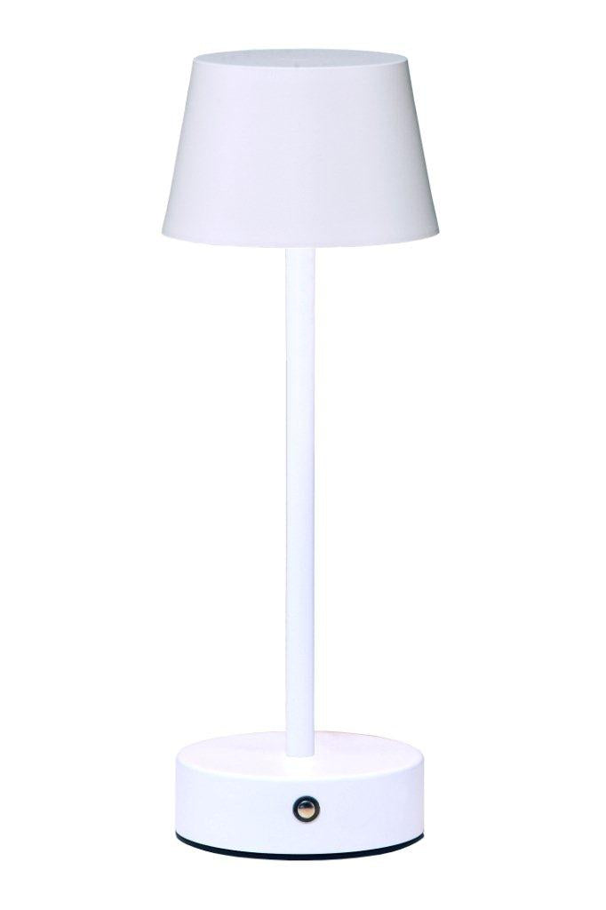 LAMPARA DE MESA LED RECARGABLE 2W CCT, 30K,40,60K, GRADO DE PROTECCION 1P20 ACABADO BLANCO