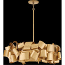 LÁMPARA DE TECHO, MARCA FREDRICK RAMOND , COLECCÍON DELFINA , ACABADO DELUXE GOLD