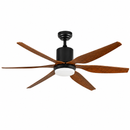 AAbanico De Techo Luxia 66¨Con Luz Led 20W cct:30k,40k,65k Dimeable 6 Velocidades Control Remoto 110-240v.