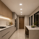 Lámpara De Techo Tipo Panel Led Recesado Redondo 18W, Cct Switch  Para Elegir Tonalidad De Luz : 30K, 40, 65K, 110-265V 50-60Hz.