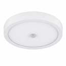 Lámpara De Techo Panel Led Superficial Con Sensor De Movimiento, 18W, Interruptor Para Elegir Tonalidad De Luz Cct: 30K (1,440Lm), 40K (1,440Lm), 65K (1,415Lm), 110-277V 50-60Hz, Acabado Blanco.