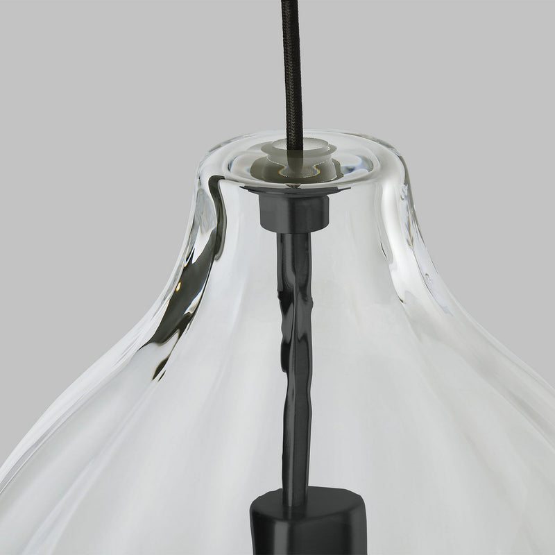 Visual Comfort Modern - 700TDHARPCB - One Light Pendant - Harper - Black