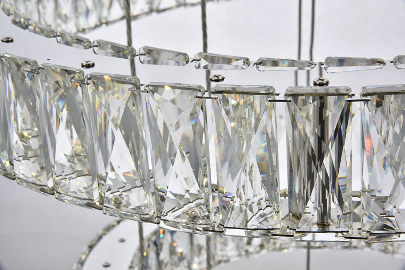 LED Chandelier<br /><span style="color:#4AB0CE;">Entrega: 4-10 dias en USA</span><br /><span style="color:#4AB0CE;font-size:60%;">PREGUNTE POR ENTREGA EN PANAMA</span><br />Collection: Monroe<br />Finish: Chrome