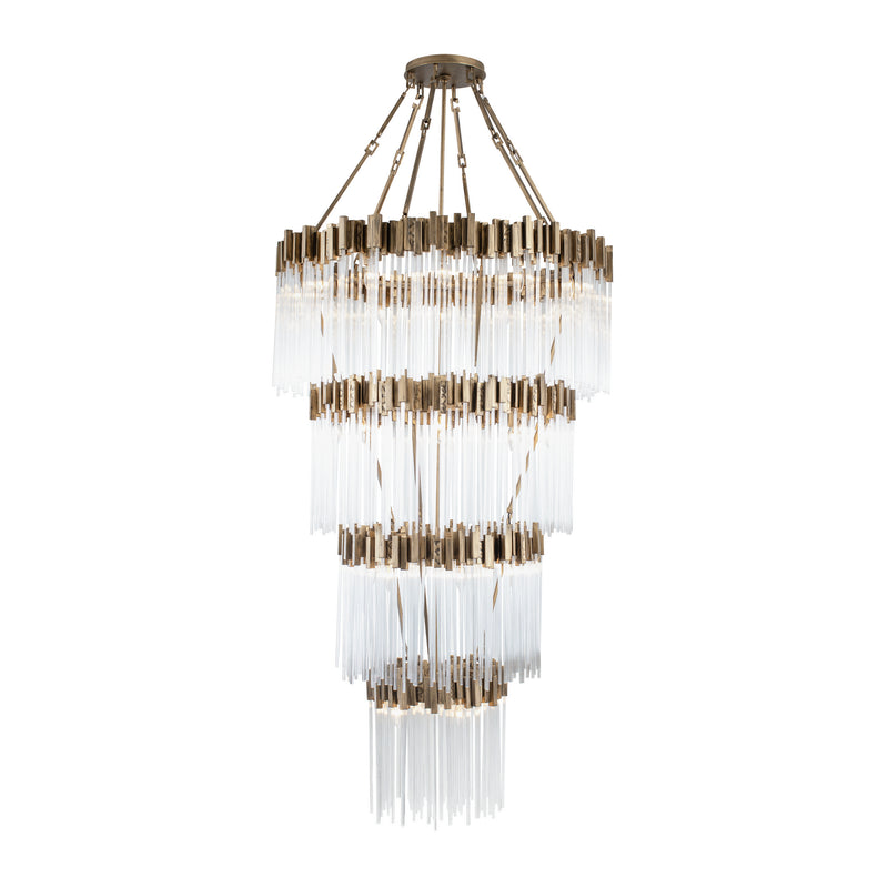 30 Light Chandelier<br /><span style="color:#4AB0CE;">Entrega: 4-10 dias en USA</span><br /><span style="color:#4AB0CE;font-size:60%;">PREGUNTE POR ENTREGA EN PANAMA</span><br />Collection: Matrix<br />Finish: Havana Gold