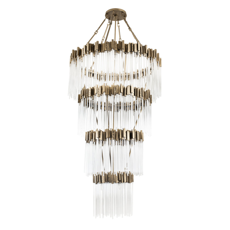 30 Light Chandelier<br /><span style="color:#4AB0CE;">Entrega: 4-10 dias en USA</span><br /><span style="color:#4AB0CE;font-size:60%;">PREGUNTE POR ENTREGA EN PANAMA</span><br />Collection: Matrix<br />Finish: Havana Gold