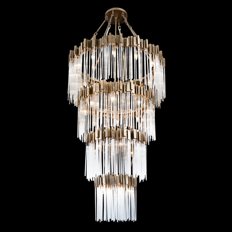 30 Light Chandelier<br /><span style="color:#4AB0CE;">Entrega: 4-10 dias en USA</span><br /><span style="color:#4AB0CE;font-size:60%;">PREGUNTE POR ENTREGA EN PANAMA</span><br />Collection: Matrix<br />Finish: Havana Gold