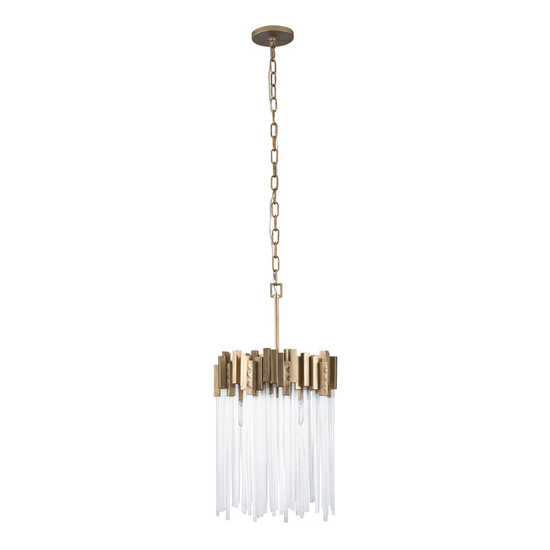 Three Light Pendant<br /><span style="color:#4AB0CE;">Entrega: 4-10 dias en USA</span><br /><span style="color:#4AB0CE;font-size:60%;">PREGUNTE POR ENTREGA EN PANAMA</span><br />Collection: Matrix<br />Finish: Havana Gold