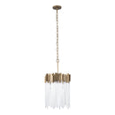 Three Light Pendant<br /><span style="color:#4AB0CE;">Entrega: 4-10 dias en USA</span><br /><span style="color:#4AB0CE;font-size:60%;">PREGUNTE POR ENTREGA EN PANAMA</span><br />Collection: Matrix<br />Finish: Havana Gold