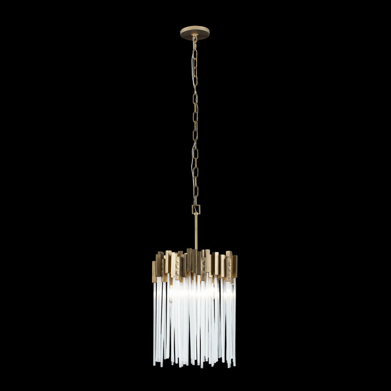 Three Light Pendant<br /><span style="color:#4AB0CE;">Entrega: 4-10 dias en USA</span><br /><span style="color:#4AB0CE;font-size:60%;">PREGUNTE POR ENTREGA EN PANAMA</span><br />Collection: Matrix<br />Finish: Havana Gold