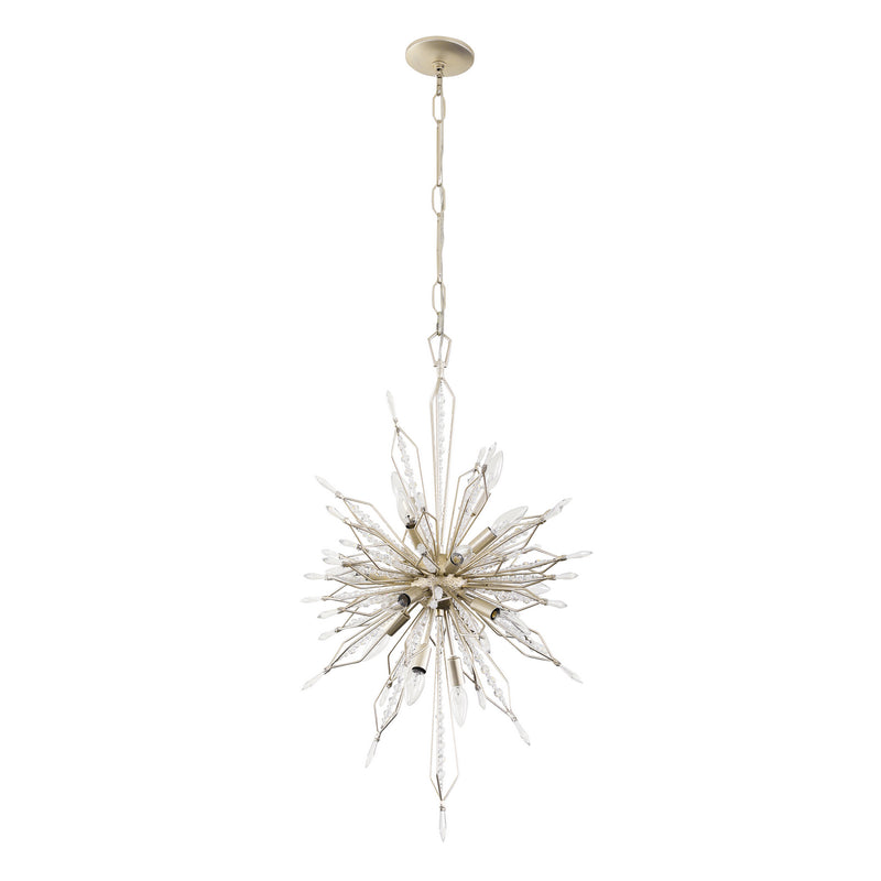 16 Light Foyer Pendant<br /><span style="color:#4AB0CE;">Entrega: 4-10 dias en USA</span><br /><span style="color:#4AB0CE;font-size:60%;">PREGUNTE POR ENTREGA EN PANAMA</span><br />Collection: Orbital<br />Finish: Gold Dust