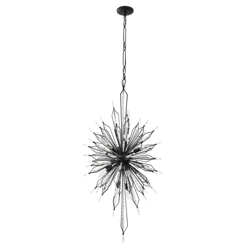 20 Light Foyer Pendant<br /><span style="color:#4AB0CE;">Entrega: 4-10 dias en USA</span><br /><span style="color:#4AB0CE;font-size:60%;">PREGUNTE POR ENTREGA EN PANAMA</span><br />Collection: Orbital<br />Finish: Carbon