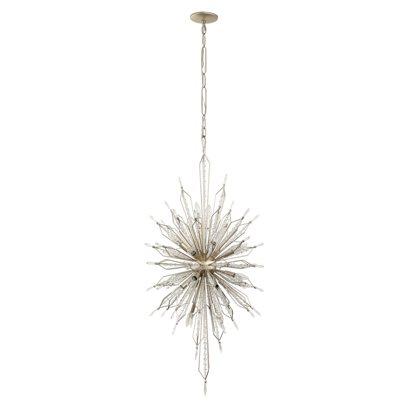 20 Light Foyer Pendant<br /><span style="color:#4AB0CE;">Entrega: 4-10 dias en USA</span><br /><span style="color:#4AB0CE;font-size:60%;">PREGUNTE POR ENTREGA EN PANAMA</span><br />Collection: Orbital<br />Finish: Gold Dust