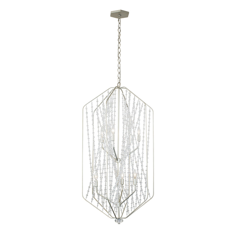 Six Light Foyer Pendant<br /><span style="color:#4AB0CE;">Entrega: 4-10 dias en USA</span><br /><span style="color:#4AB0CE;font-size:60%;">PREGUNTE POR ENTREGA EN PANAMA</span><br />Collection: Chelsea<br />Finish: Silverado