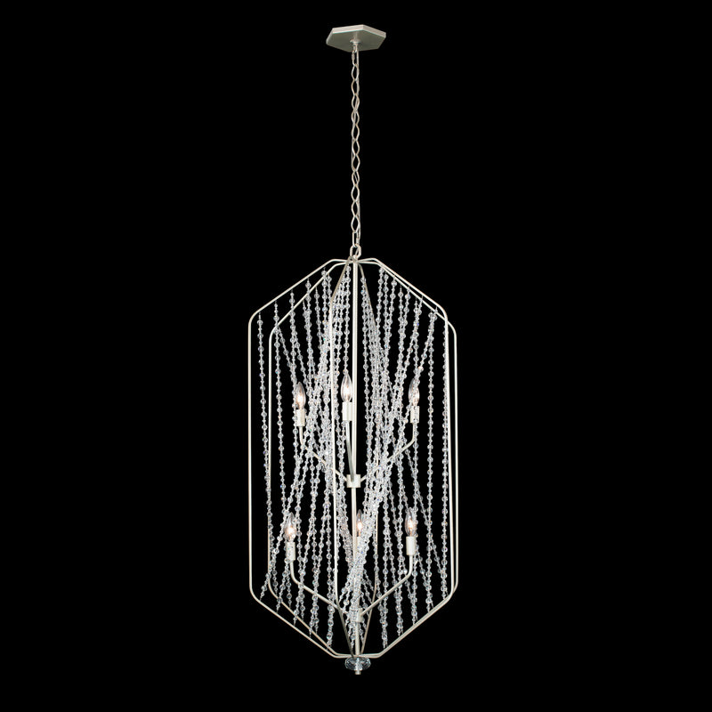 Six Light Foyer Pendant<br /><span style="color:#4AB0CE;">Entrega: 4-10 dias en USA</span><br /><span style="color:#4AB0CE;font-size:60%;">PREGUNTE POR ENTREGA EN PANAMA</span><br />Collection: Chelsea<br />Finish: Silverado