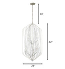 Varaluz - 321F06SO - Six Light Foyer Pendant - Chelsea - Silverado